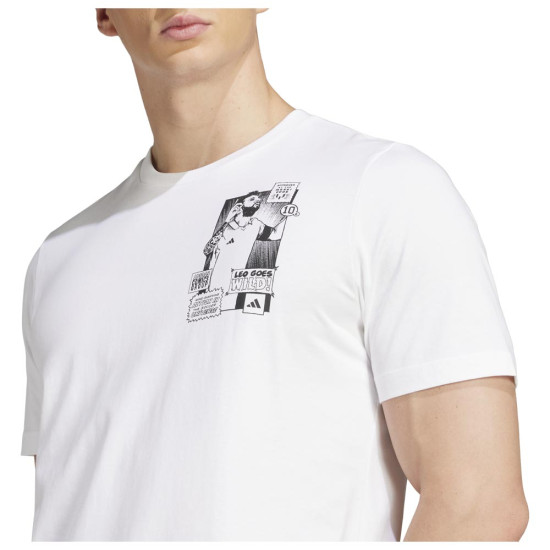 Adidas Ανδρική κοντομάνικη μπλούζα Messi Icon Graphic Tee